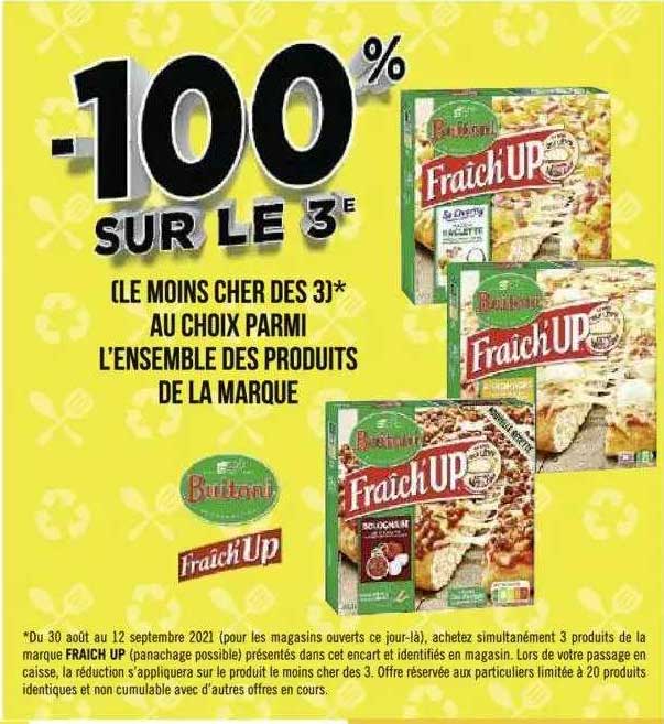 produits de la marque buitoni fraîch'up