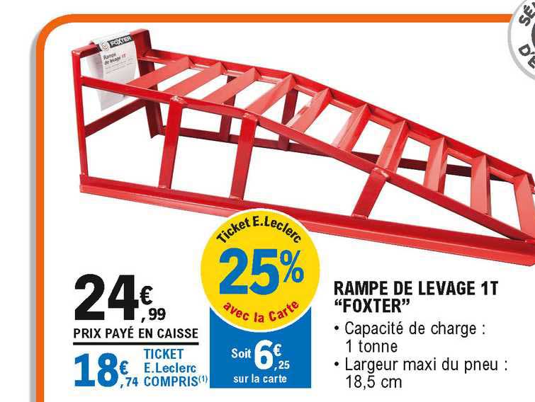 Rampe De Levage 1t "foxter"
