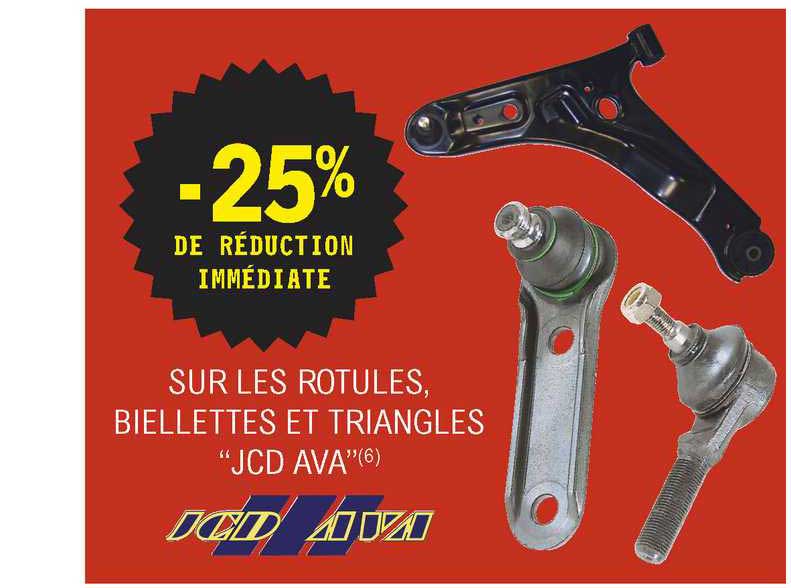 rotules, biellettes et triangles "jcd ava"