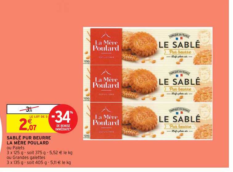 sablé pur beurre la mère poulard