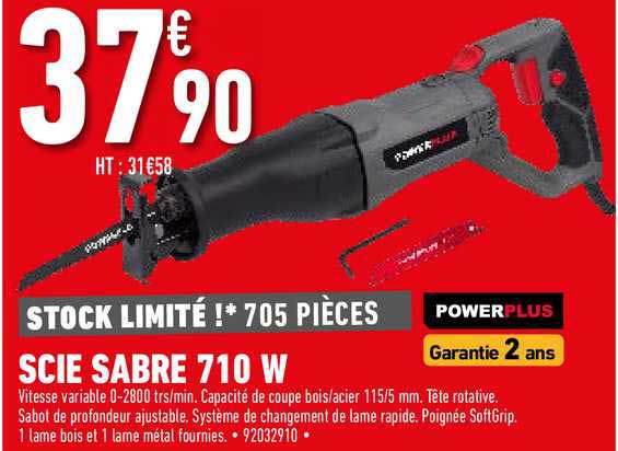 scie sabre 750 w power plus