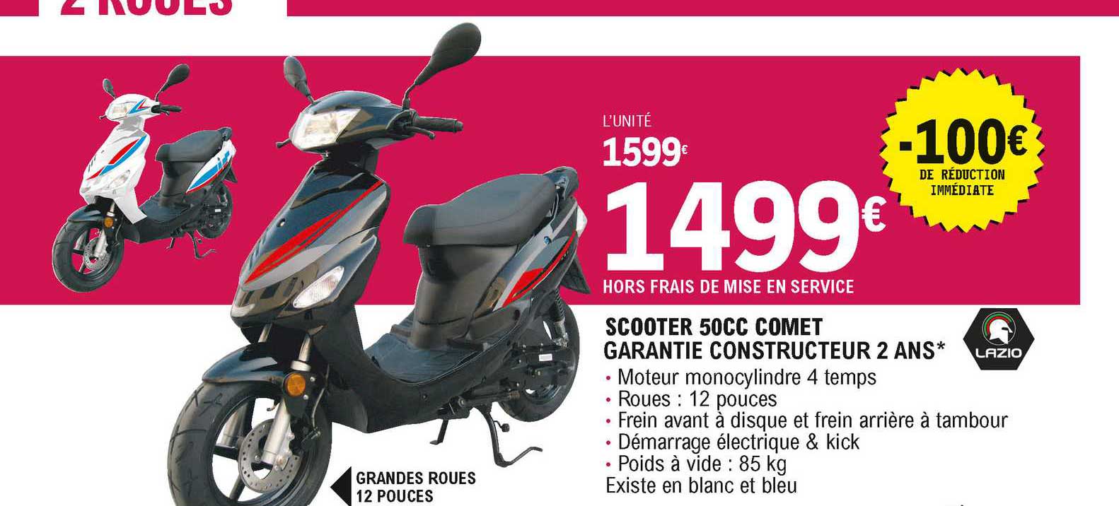 scooter 50cc comet lazio