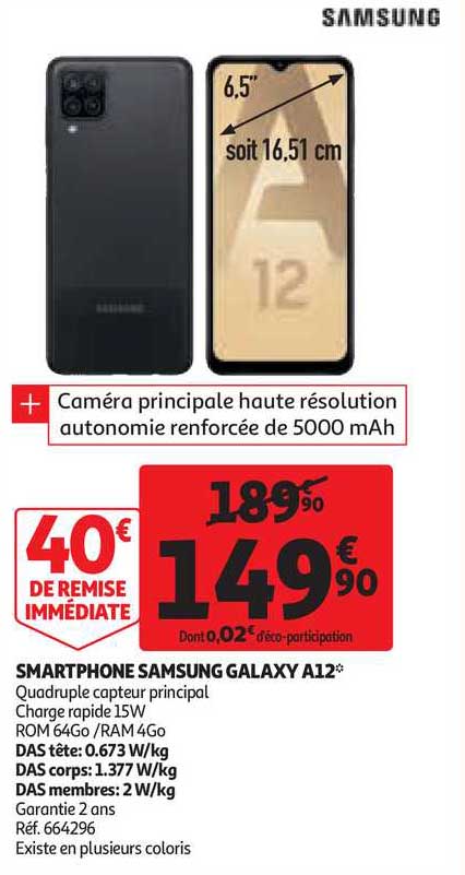 smartphone samsung galaxy a12