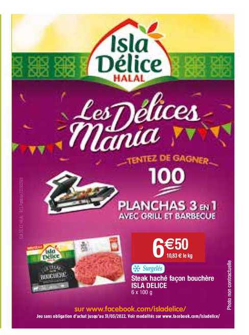 Steak Haché Façon Bouchère Isla Délice