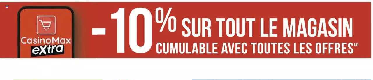 tout le magasin cumulable avec toutes les offres