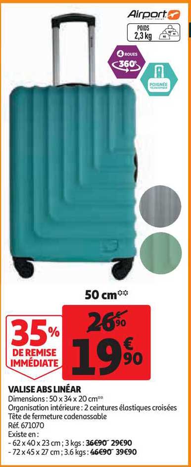valise abs linéar