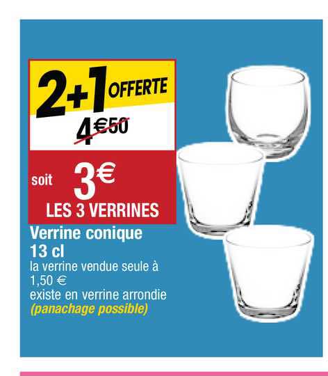 verrine conique 13 cl