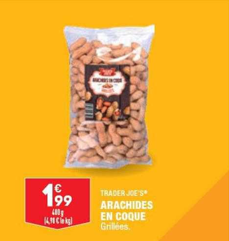 arachides en coque trader joe's