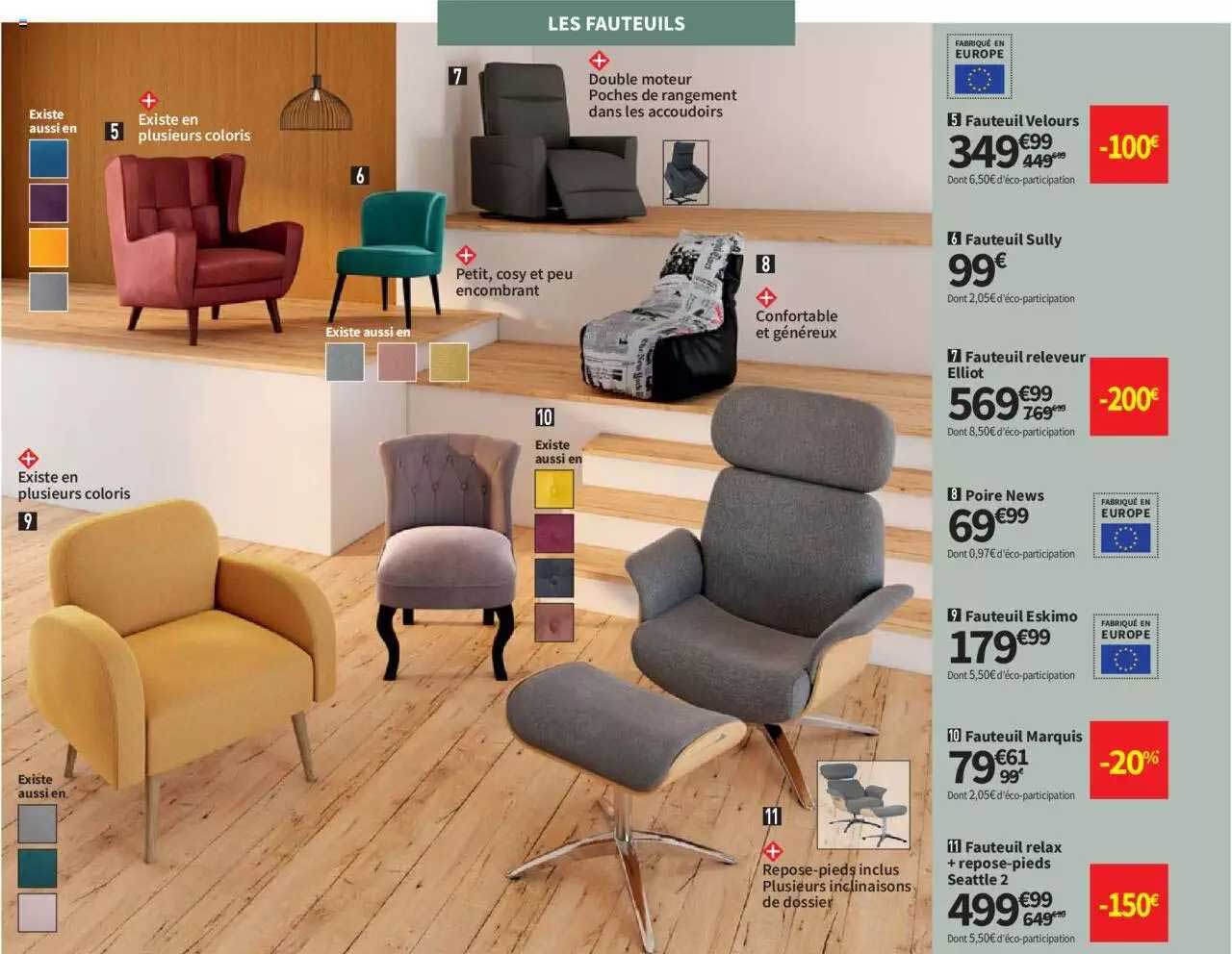 fauteuil velours, fauteuil sully, fauteuil releveur, poire news, fauteuil esicime, fauteuil marquis, fauteuil relax + repose pieds seattle 2