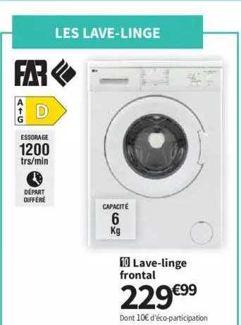 lave-linge frontal far