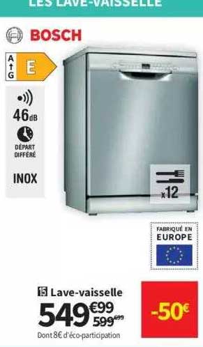 Lave-vaisselle Bosch