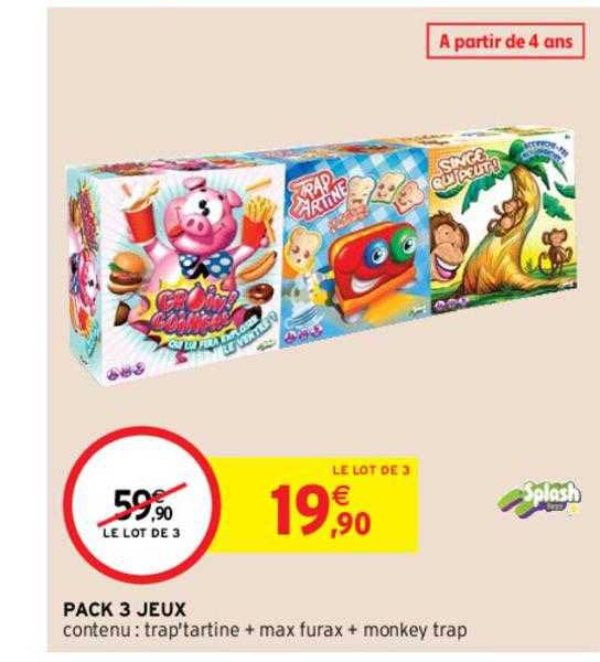 Pack 3 Jeux