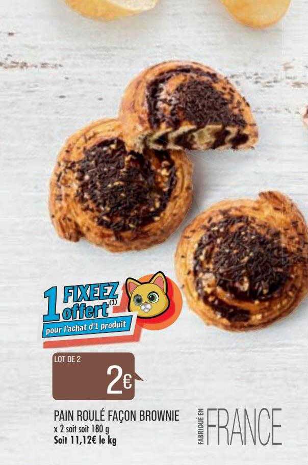 Pain Roulé Façon Brownie