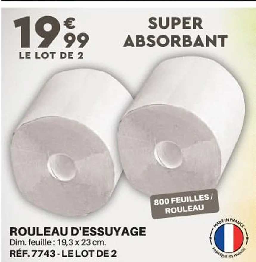 rouleau d'essuyage