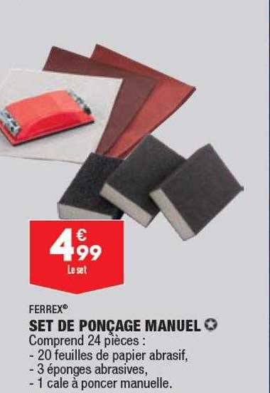 set de ponçage manuel ferrex