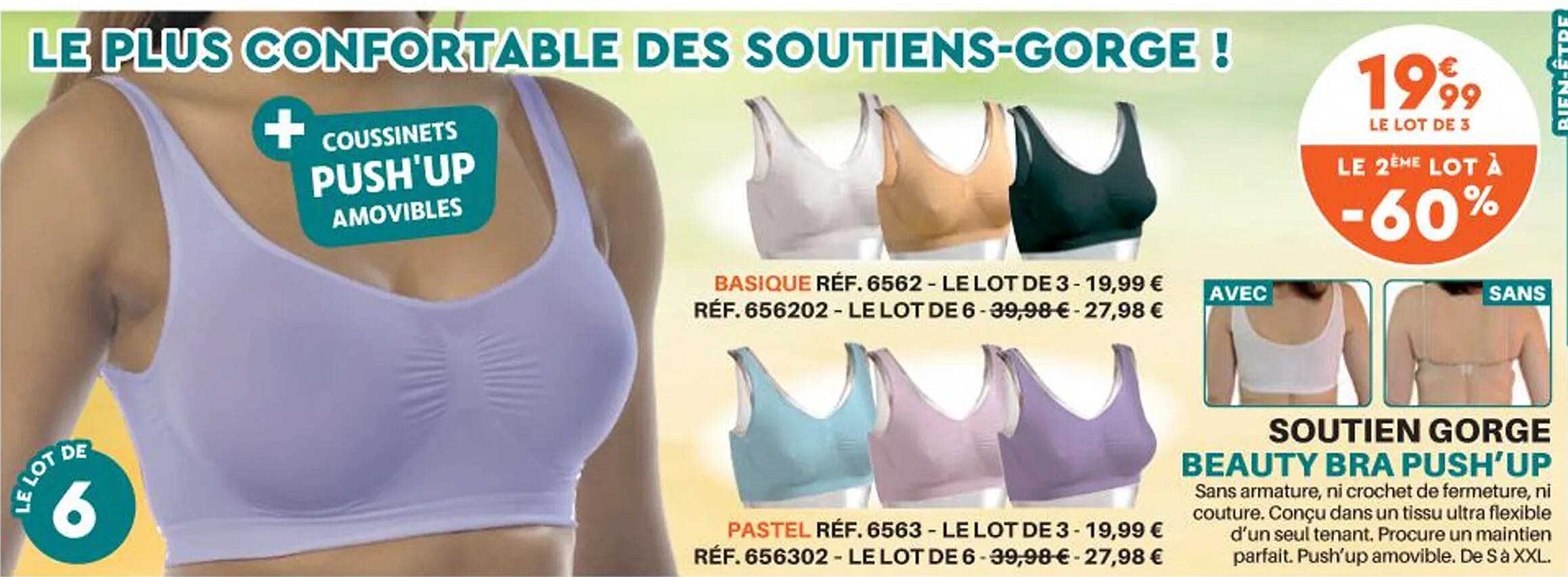 soutien gorge beauty bra push'up