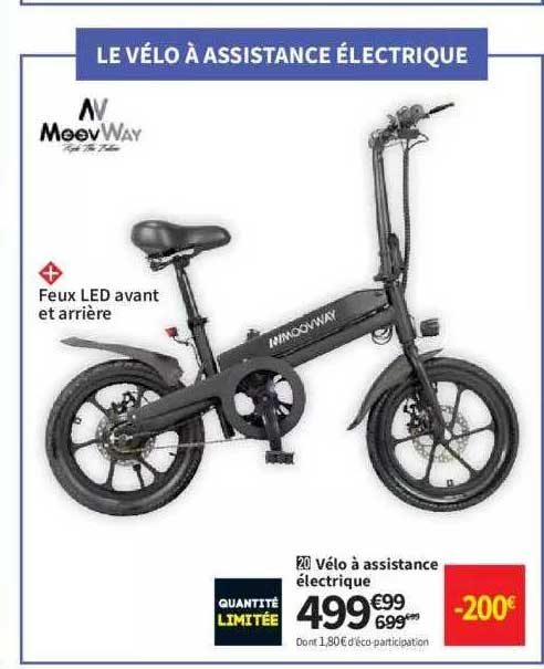 vélo à assistance électrique av moovway