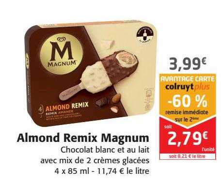 almond remix magnum