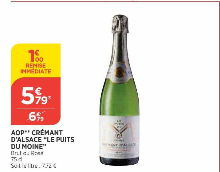 aop crémant d'alsace "le puits du moine"
