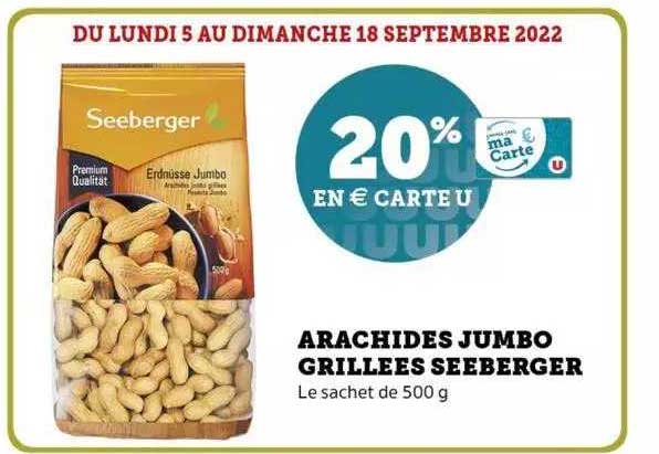 Arachides Jumbo Grillées Seeberger