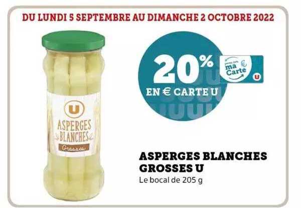 Asperges Blanches Grosses U