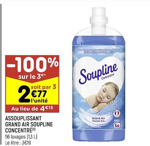 Assouplissant Grand Air Soupline Concentré