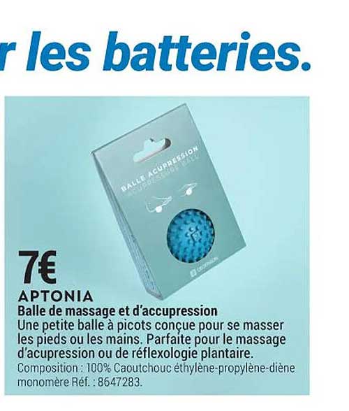balle de massage et d'accupression aptonia