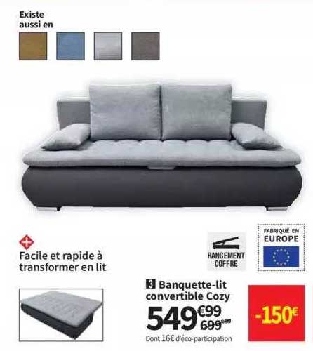 Banquette-lit Convertible Cozy