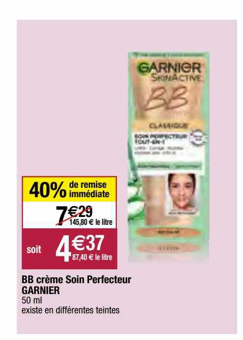 Bb Crème Soin Perfecteur Garnier