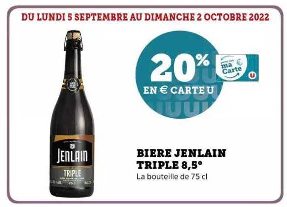 Bière Jenlain Triple 8,5°