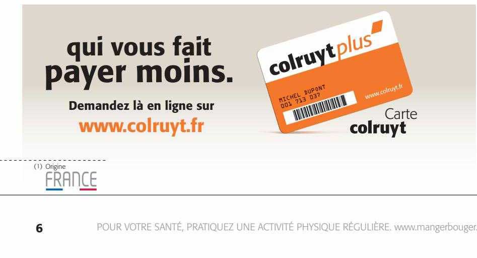 Carte Colruyt