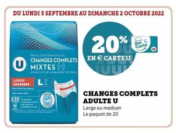changes complets adulte u