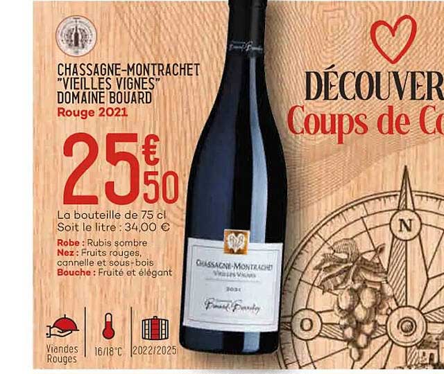 chassagne-montrachet "vieilles vignes" domaine bouard rouge 2021