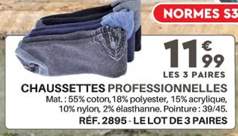 chaussettes professionnelles