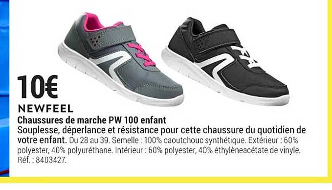 chaussures de marche pw 100 enfant newfeel