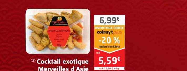 cocktail exotique merveilles d'asie