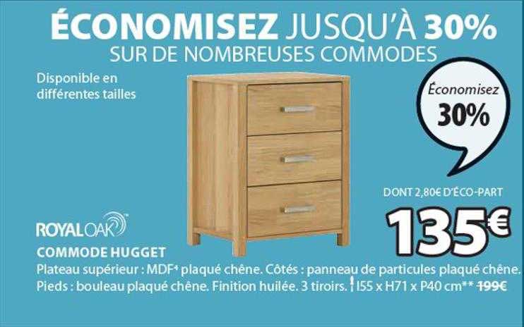 commode hugget royal oak
