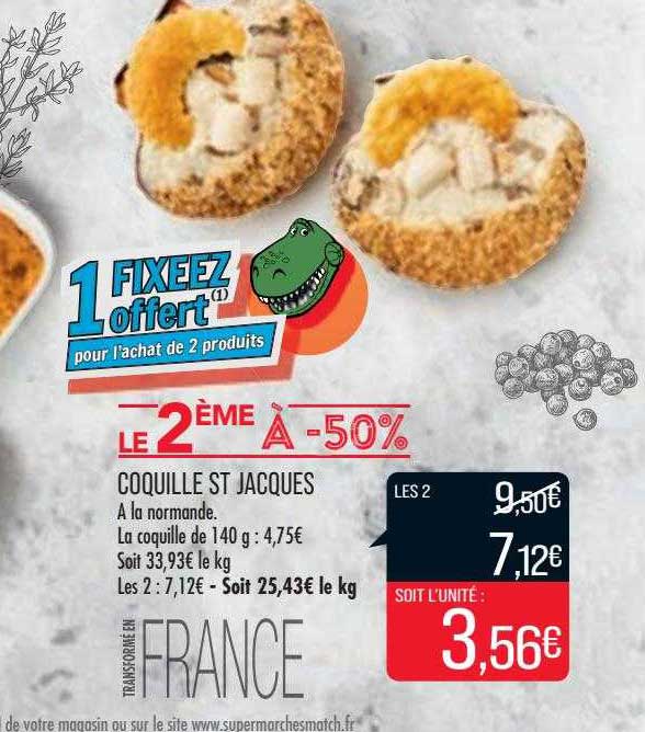 Coquille St Jacques à La Normande