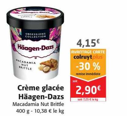 crème glacée häagen-dazs