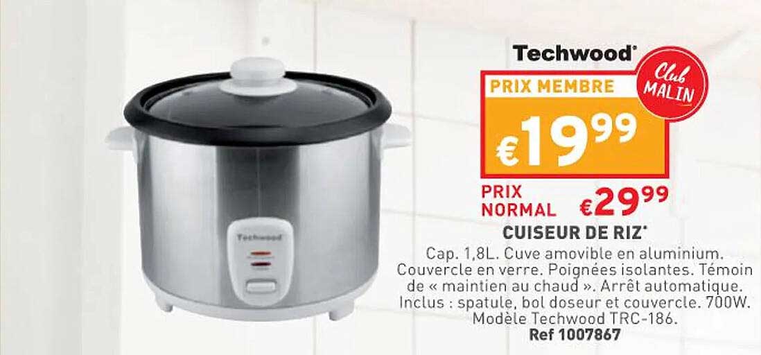 Cuiseur De Riz Techwood