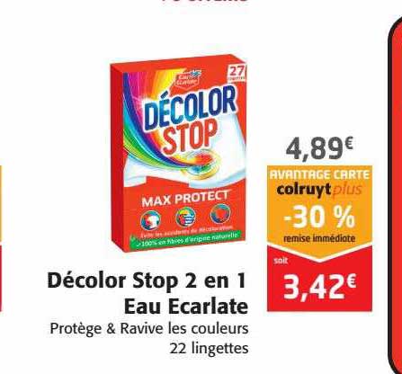Décolor Stop 2 En 1 Eau Ecarlate