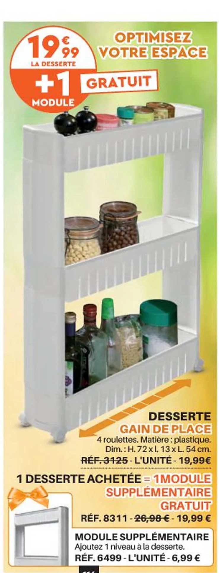 desserte gain de place