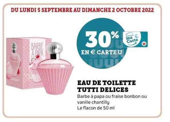eau de toilette tutti délices