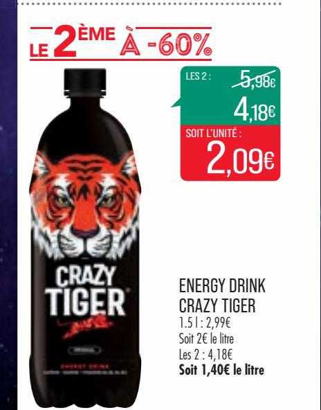 energy drink crazy tiger