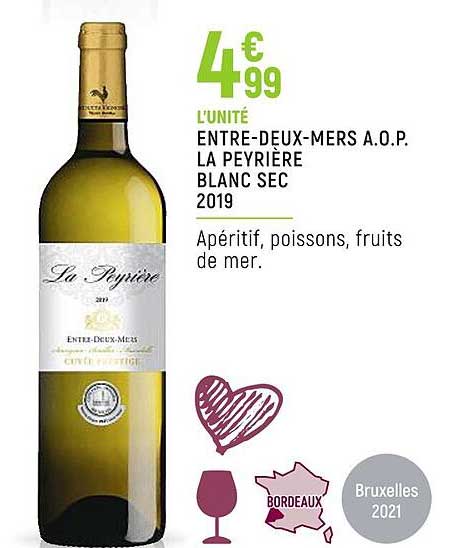 entre-deux-mers a.o.p. la peyrière blanc sec 2019