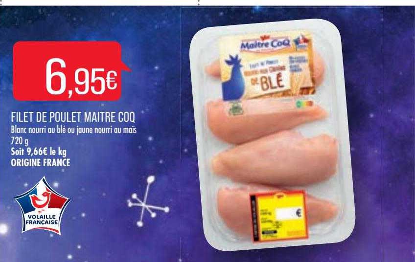 filet de poulet maître coq