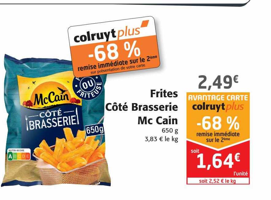 frites côté brasserie mc cain