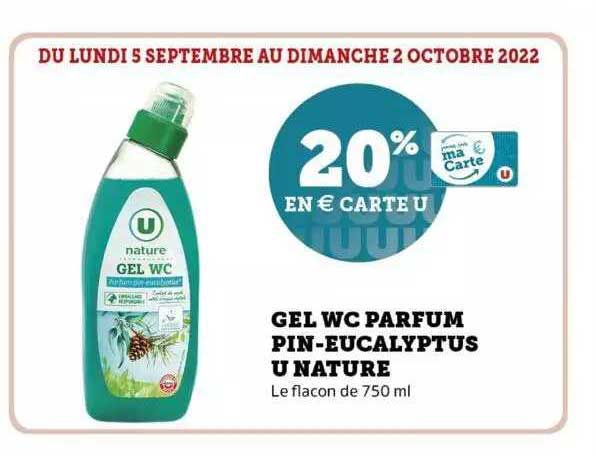 Gel Wc Parfum Pin-eucalyptus U Nature