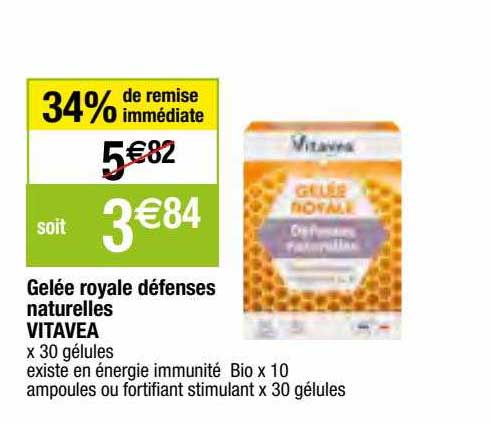 gelée royale défenses naturelles vitavea