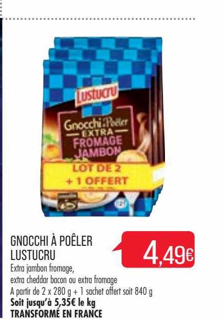 Gnocchi à Poêler Lustucru